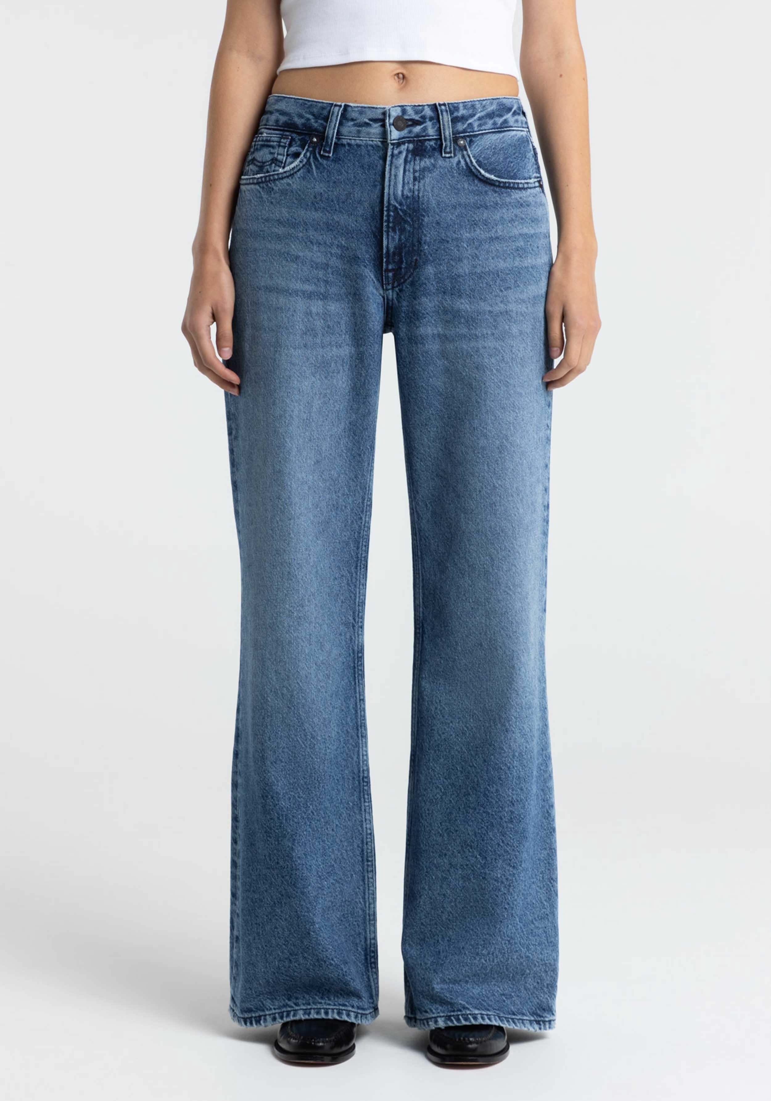 Kings Of Indigo Jeans Jane Rechange Mid Worn