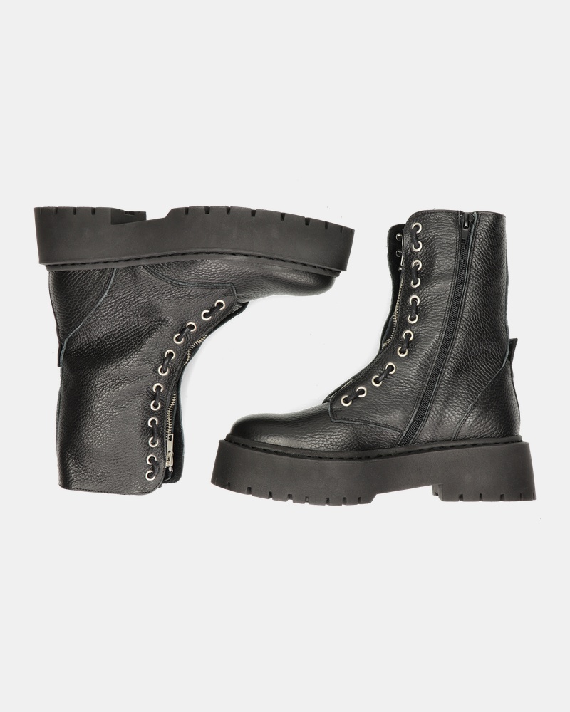Steve Madden Odilia Bikerboots  - zwart