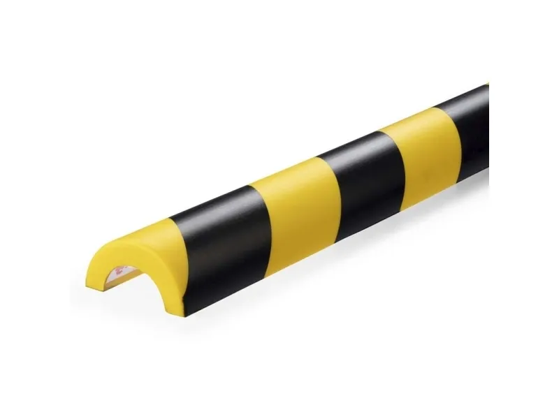 Durable 1115130, Polyurethan (PU), Sort, Gul, Afrundet, 1000 mm, 50 mm, 3 cm
