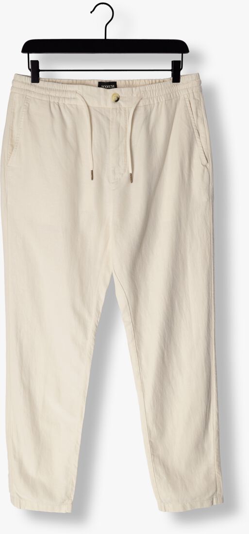 SCOTCH & SODA beige scotch & soda chino warren cotton/linen twill jogger