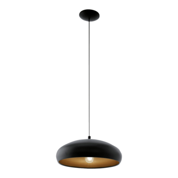 Eglo hanglamp Mogano zwart Ø40 cm