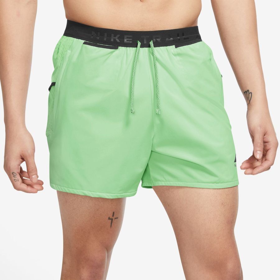 Nike Short Running Dri-FIT Second Sunrise 5'' Brief - Vert/Noir