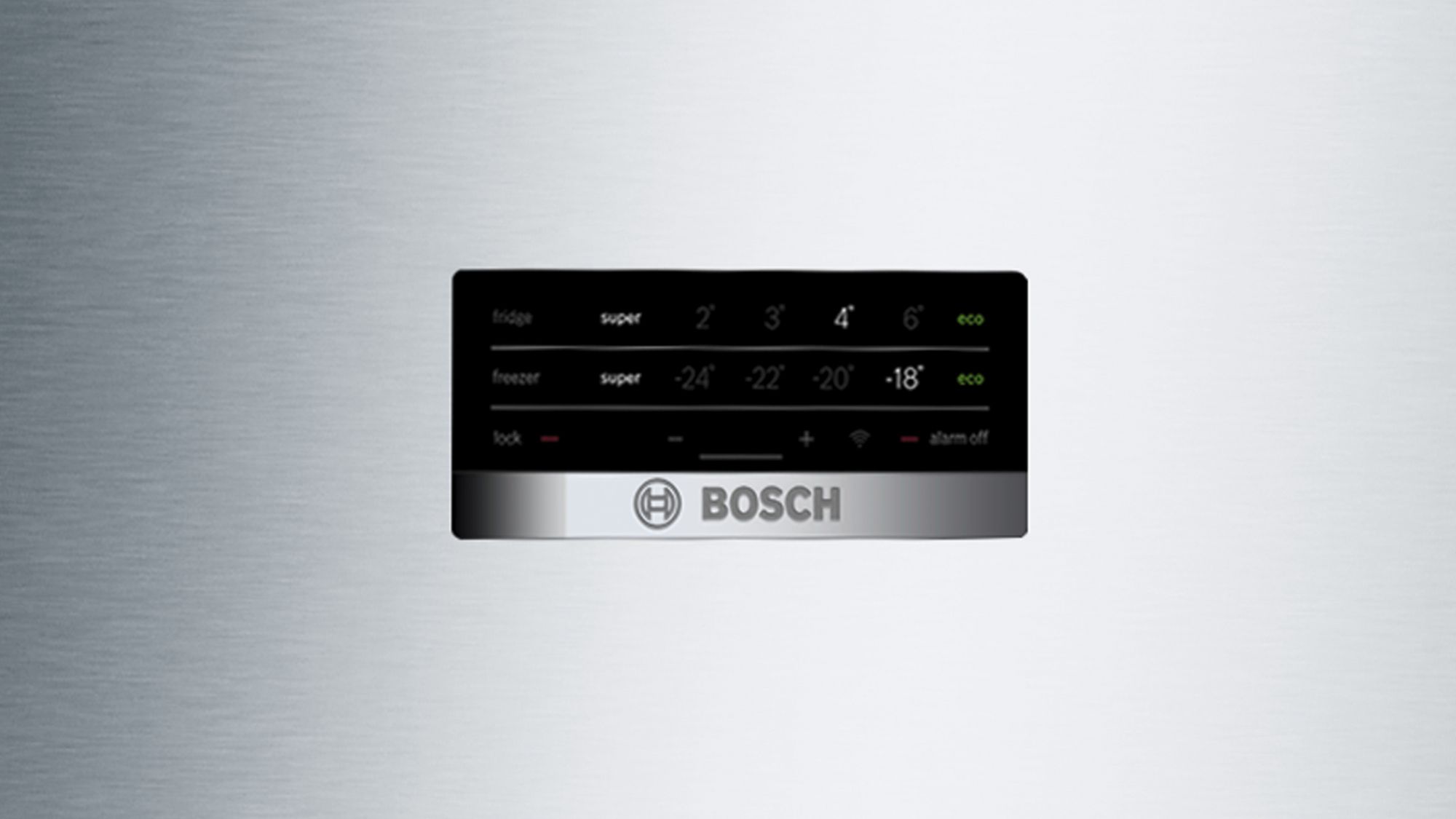 Refrigerador Combinado Independente Série 4, 186 x 60 cm, Aço Inoxidável Resistente a Impressões Digitais KGN36XIDP