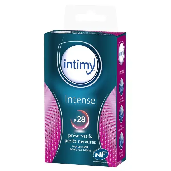 Preservativos Intimy Intense, 28 unidades