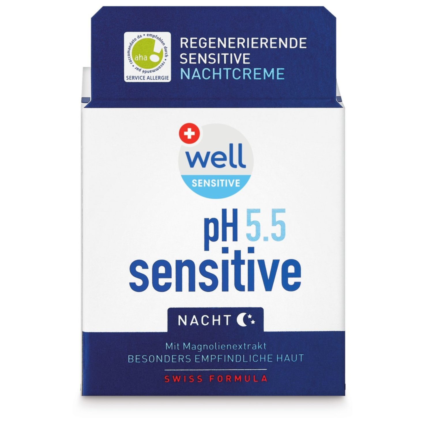 well pH 5.5 Sensitive regenerierende Nachtcreme