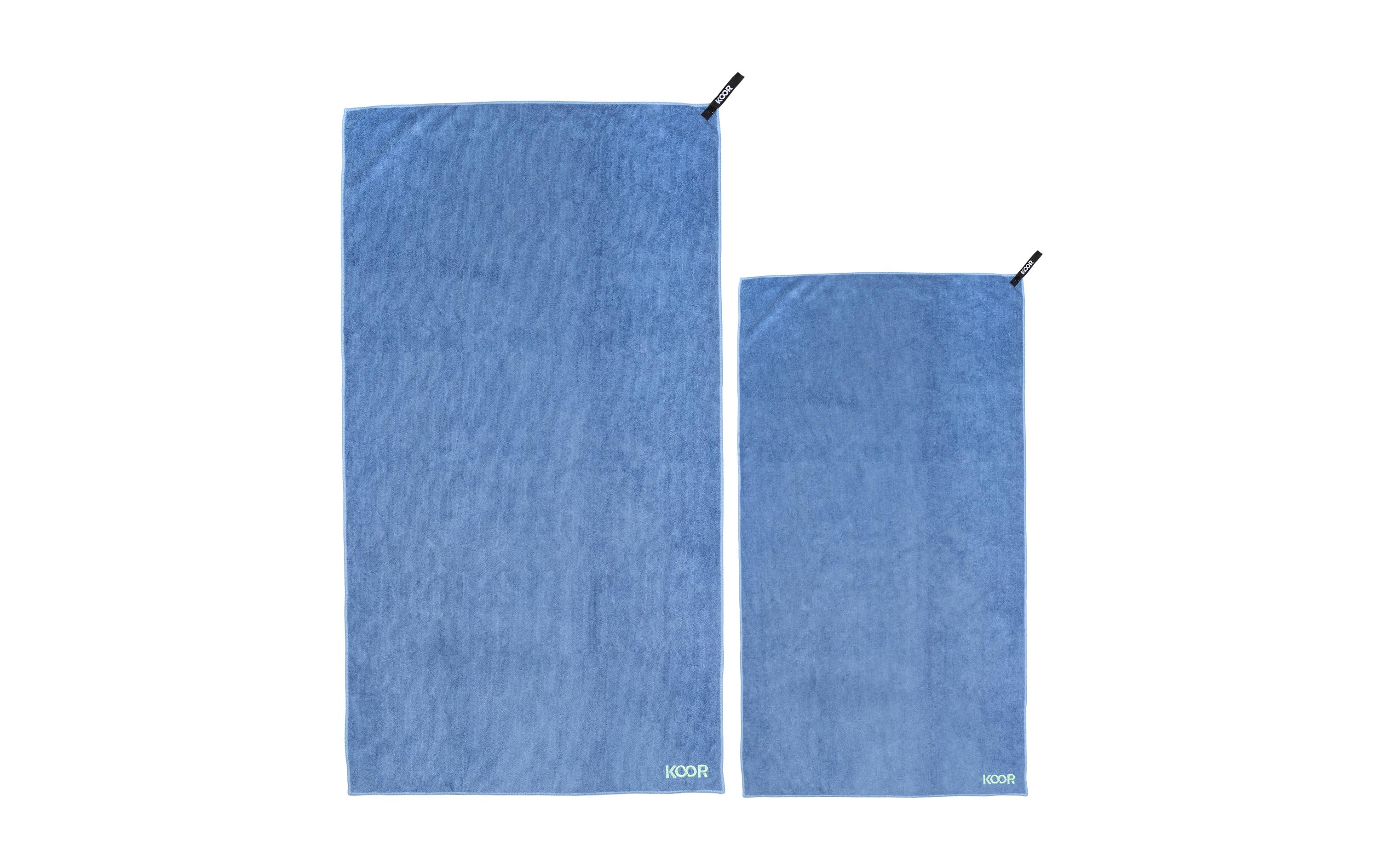 Handtuch Soft Blu L + XLDuschtuch-Set