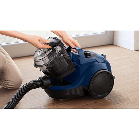 Bosch poseløs støvsuger BGS21x320 - blå
