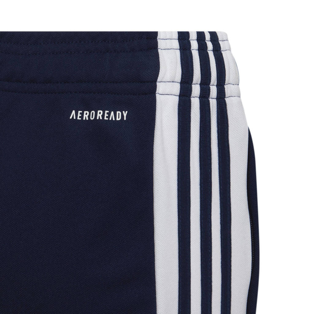adidas Juniortrainingsbroek Squadra 21 donkerblauw/wit