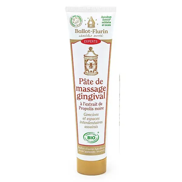 Ballot-Flurin Hygiène et Soins Pâte De Massage Gingival Bio 75ml