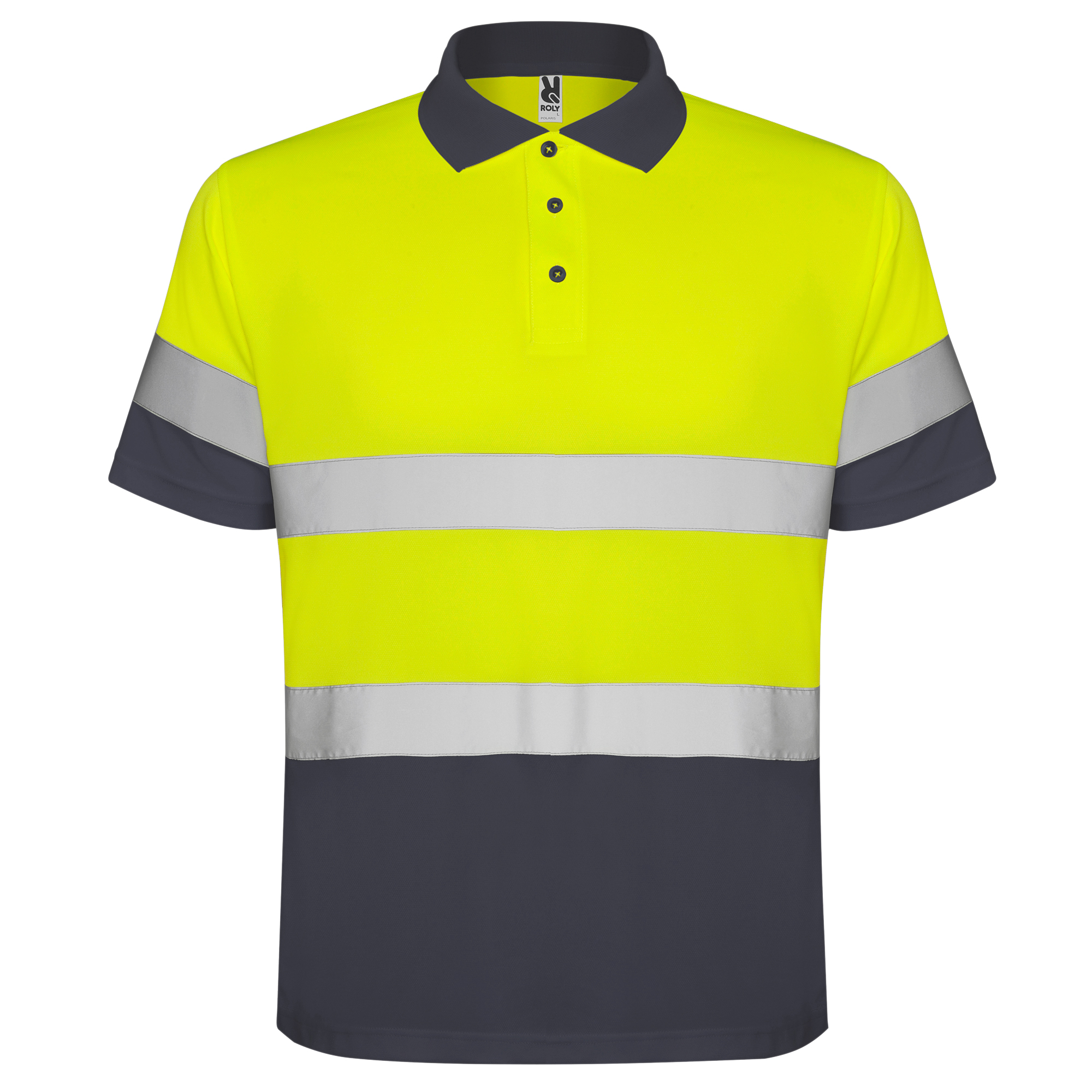Roly HV9302 - POLARIS Polo technique manches courtes haute visibilité