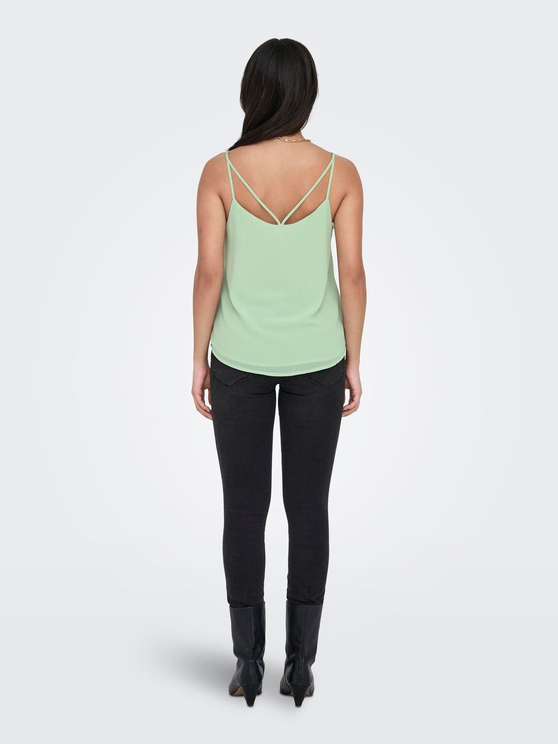ONLMOON Top Frosty Green