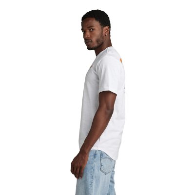 Tee-shirt à manches courtes homme Back Gr Lash R T BLANC G-STAR