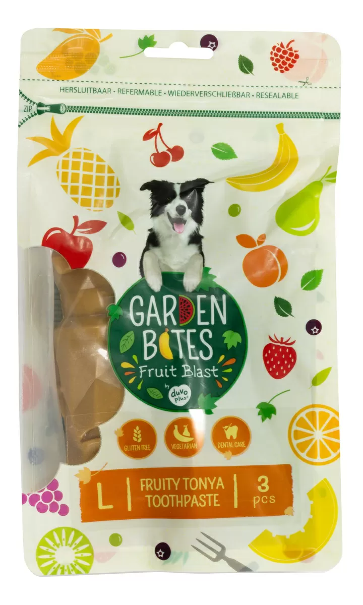 Garden Bites Fruity Thoothpaste, 13,5 cm - 3 stk. - 1 stk