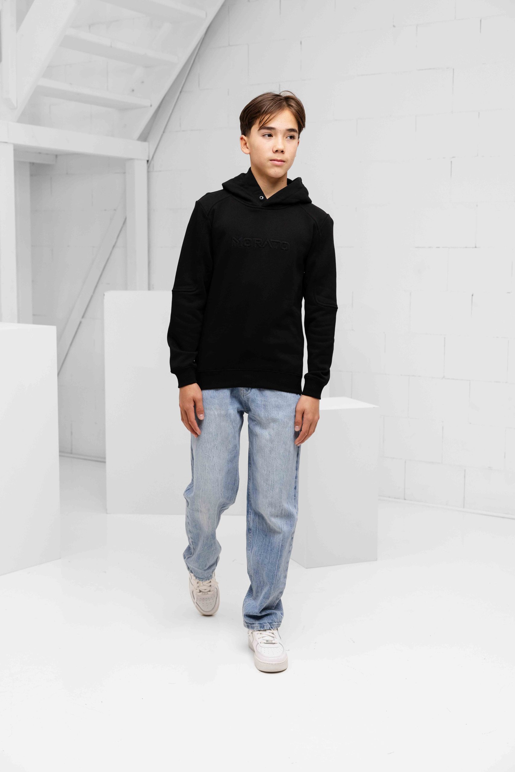 Antony Morato Hoodie Kids Zwart