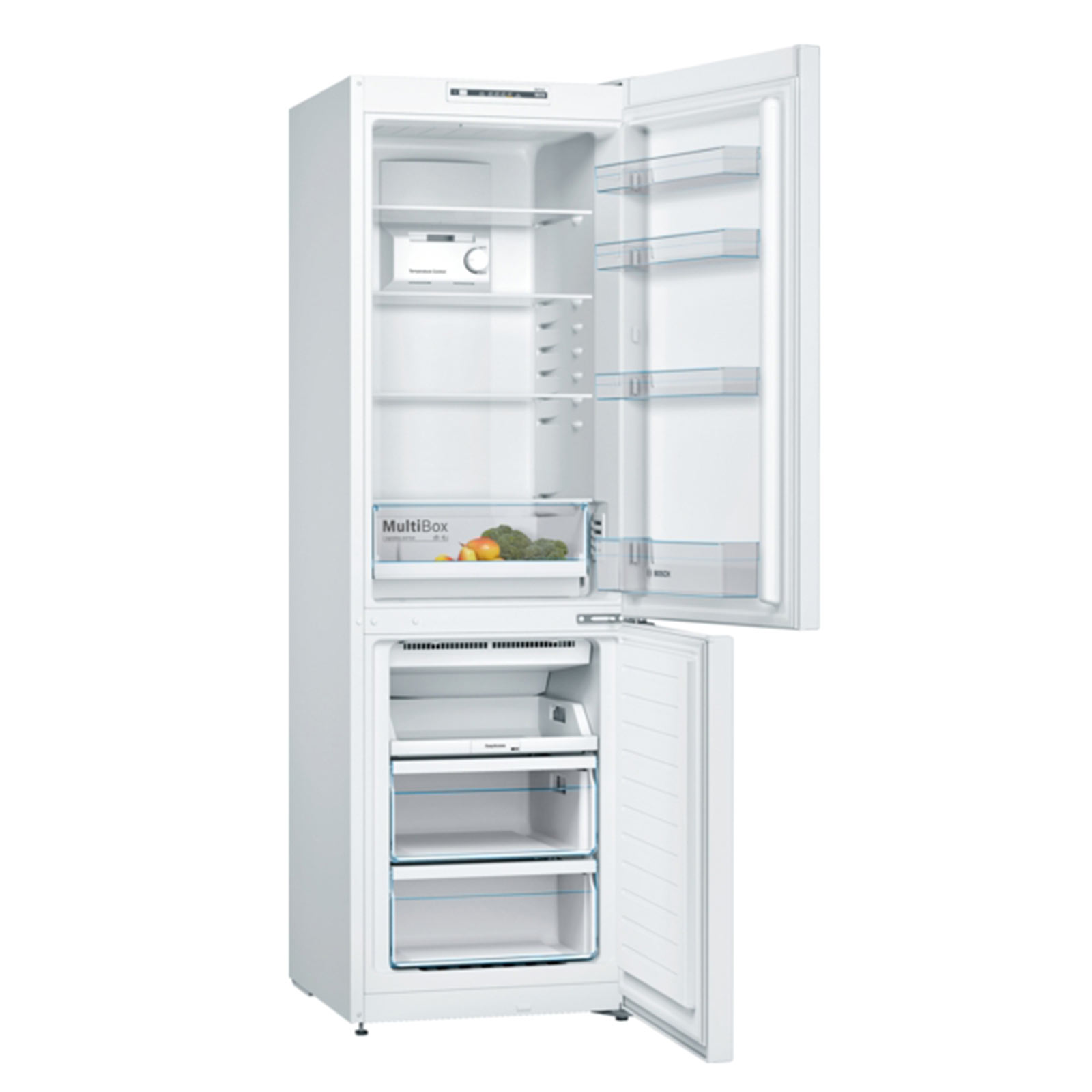 BOSCH Kühl-Gefrierkombination KGN36NWEA - weiß - E