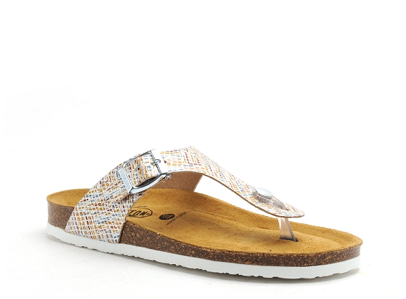 Plakton mules et sabots plats femme bolero multicolore