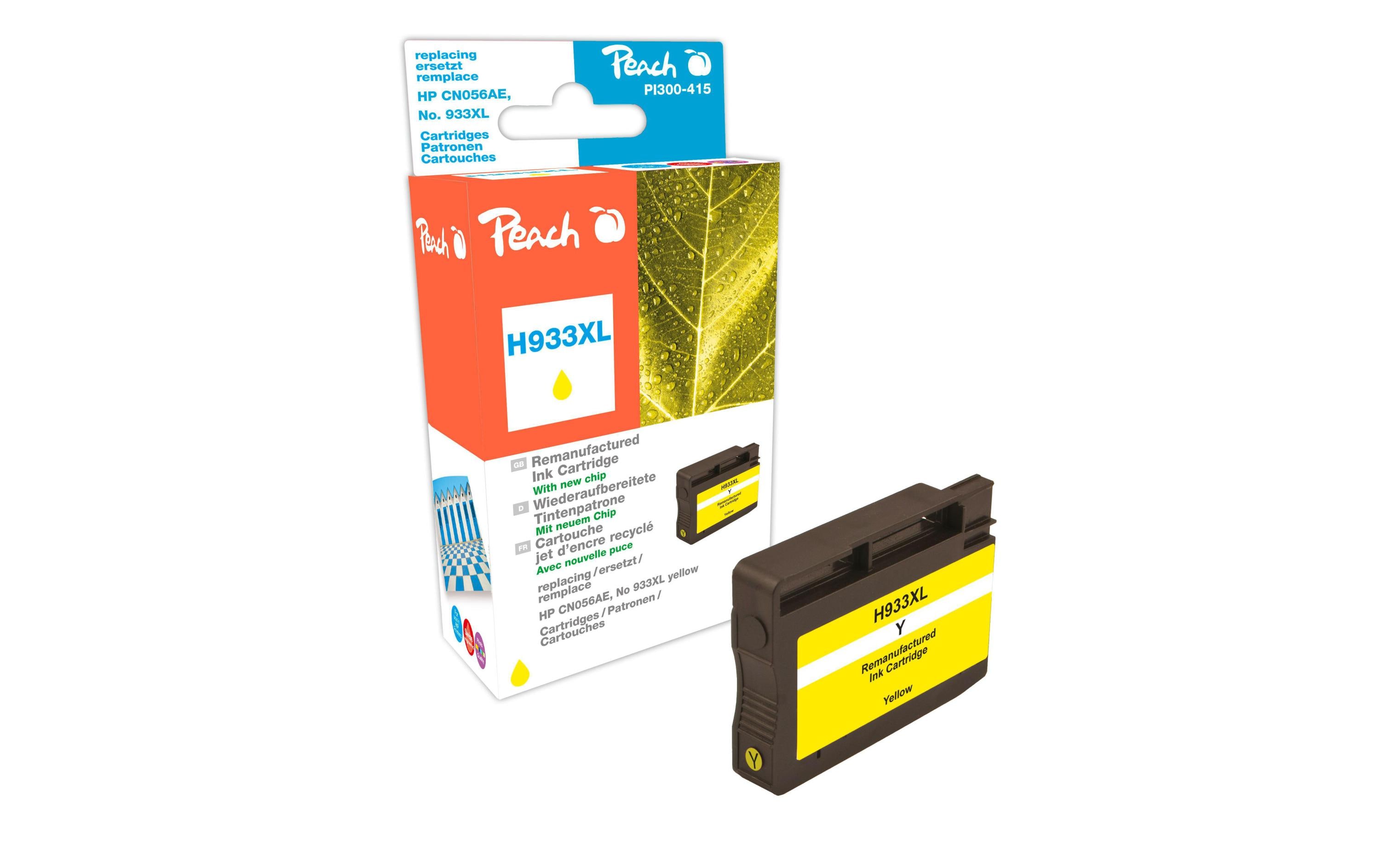 Tinte HP Nr. 933XL (CN056AEE) YellowDruckertinte, Schwarz