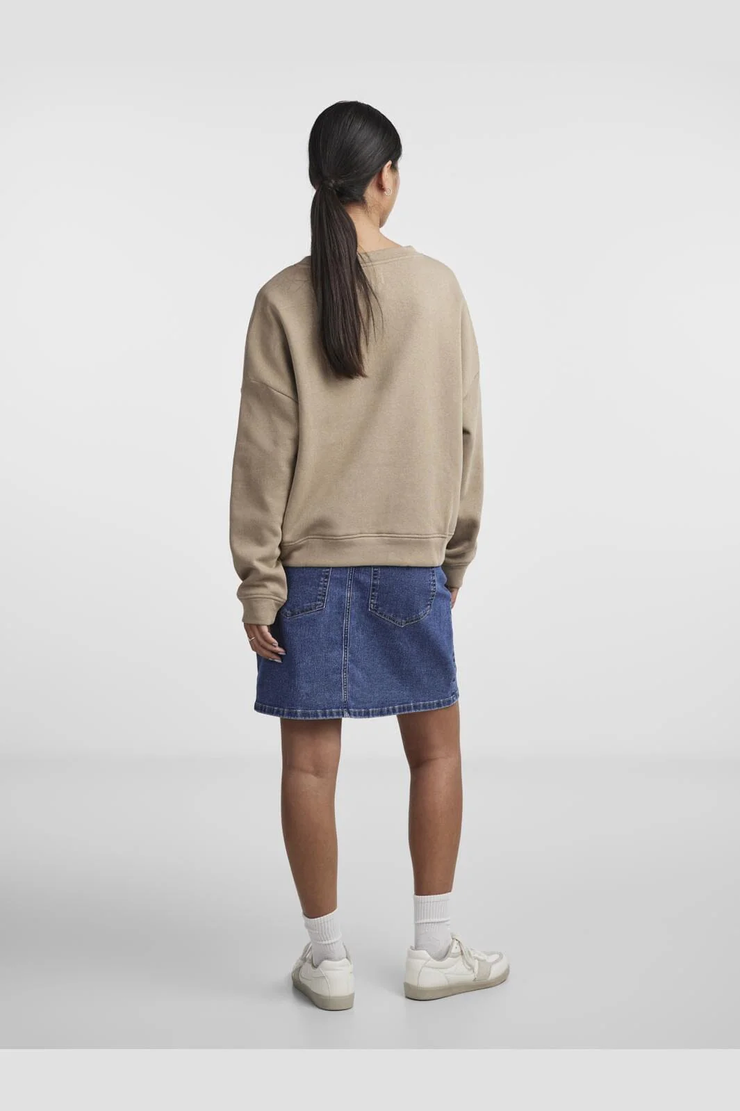 Pieces Pcchilli Ls Sweat 3728739 silver mink