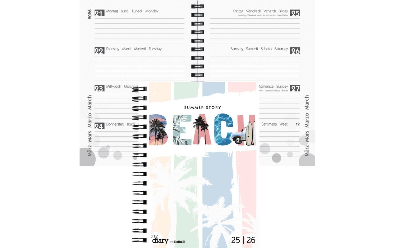 Schüleragenda Mydiary Summer 25/26 FSC, 3½T/1S, 12 x 16.5 cmModerner Terminplaner für Jugendliche
