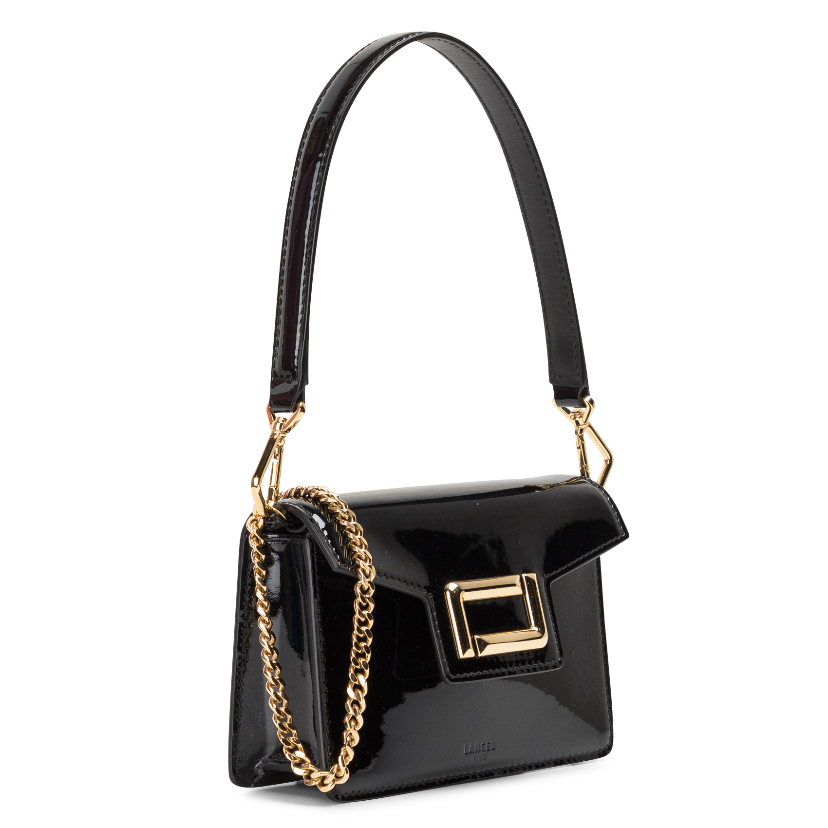 ANGELE MINI - Sac bandoulière en cuir | Noir