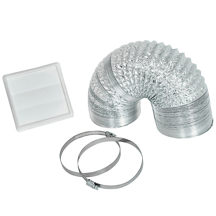 Kit de ventilation VENTKIT125 L. 300 cm x Ø 12,5 cm aluminium