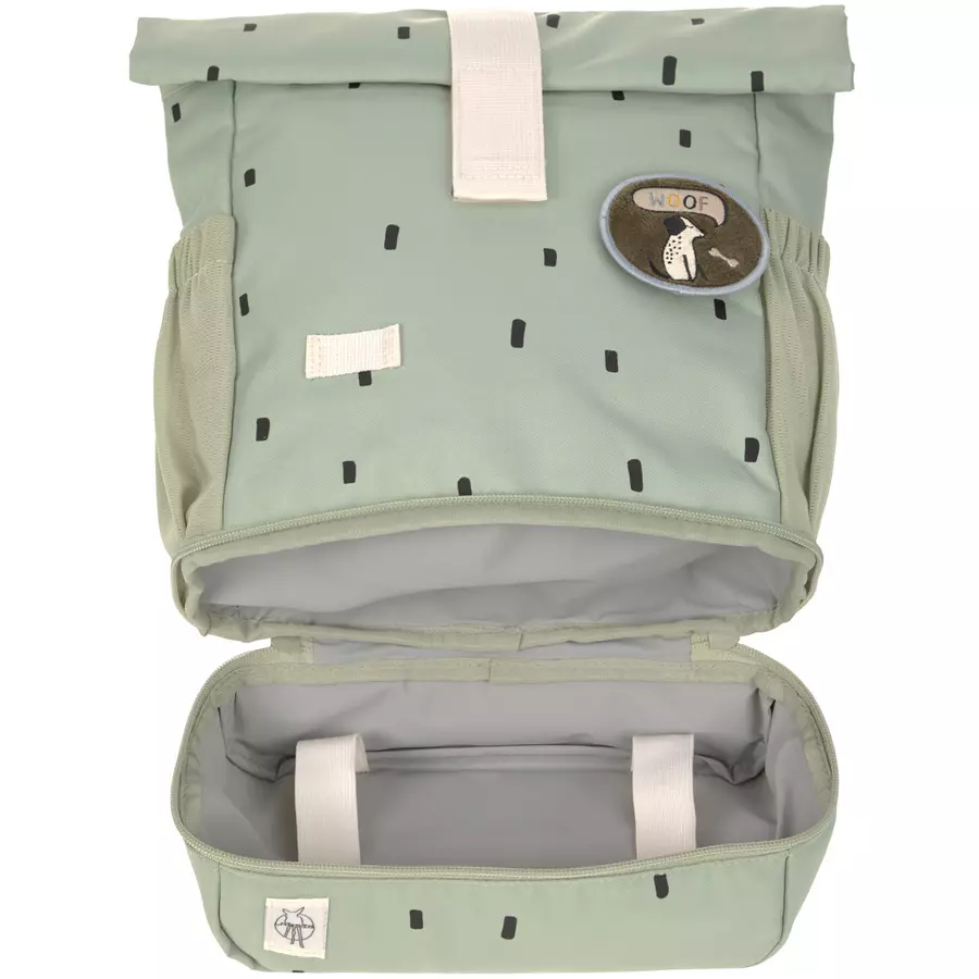 LÄSSIG Mini Rolltop Backpack Happy Prints light olive