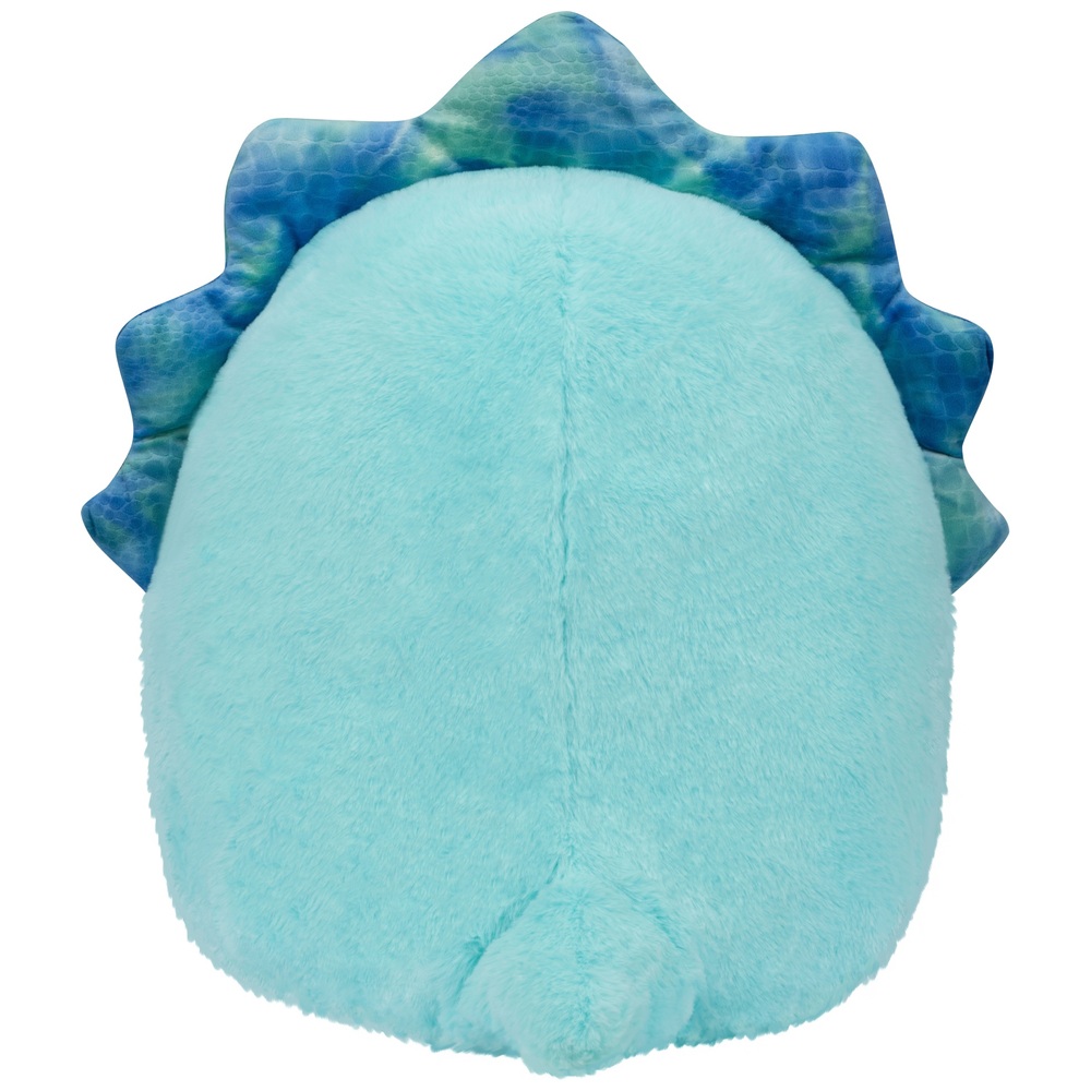 Original Squishmallows Fuzz-a-Mallow 40cm Malik der blaue Triceratops