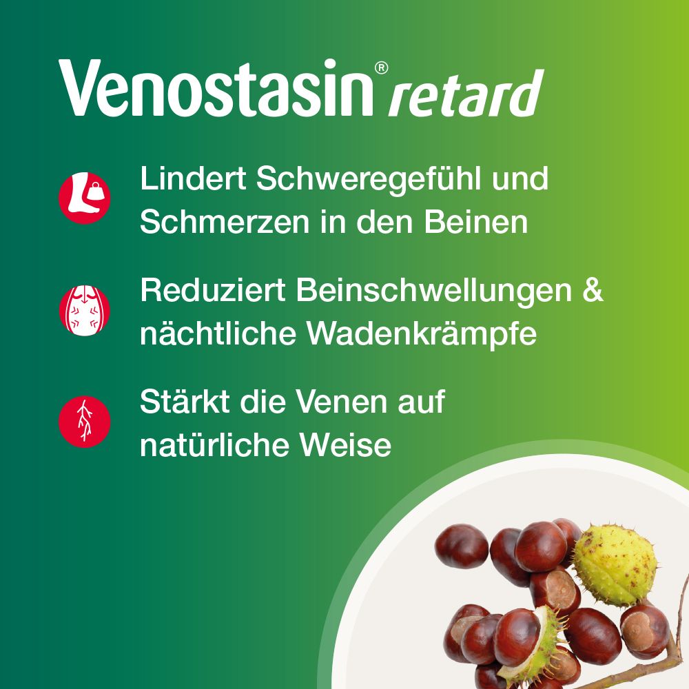 VENOSTASIN retard 50 mg Hartkapsel retardiert bei Venenleiden