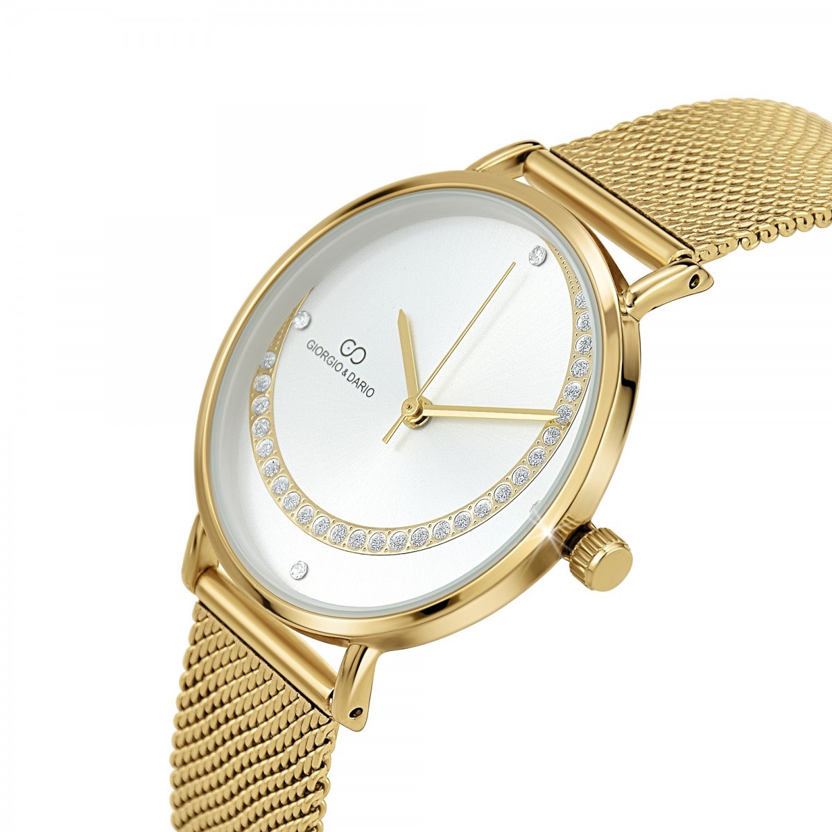 Montre Clélia élégante ornée de Cristaux scintillants SC Crystal