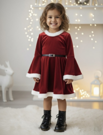Red velvet magic dress