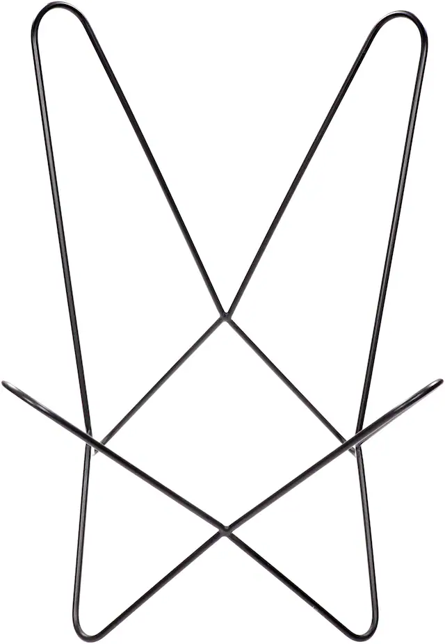 Kayoom 4-Fussstuhl »Schmetterling Stuhl Pablo, Schmetterlingsstuhl aus Leder« () 1 Stk.pflegeleicht, hochwertig, hochwertig verarbeitet, hoher Sitzkomfort