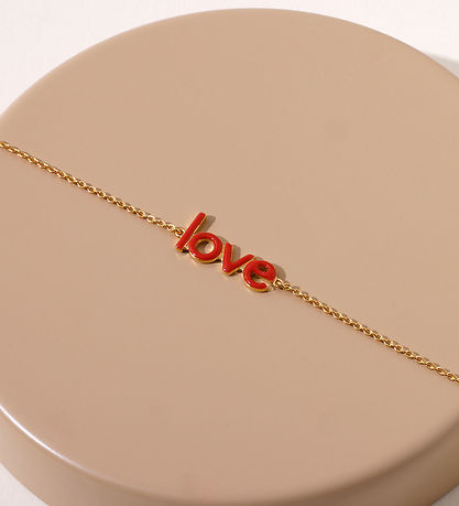 Design Letters Armband - Schlüsselwörter Kette - 18 Karat vergol