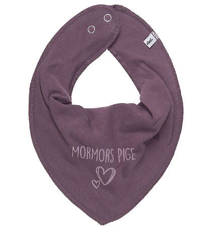 Pippi Babylätzchen - Spitz - Plum m. Omas Mädchen