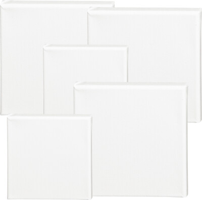 Artistline Canvas - Lærreder - D 1,6 CM - 15X15+20X20 CM - Hvid - 40 Stk