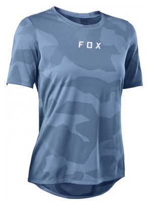 Maillot Manches Courtes Femme Fox Ranger TruDri Bleu Clair