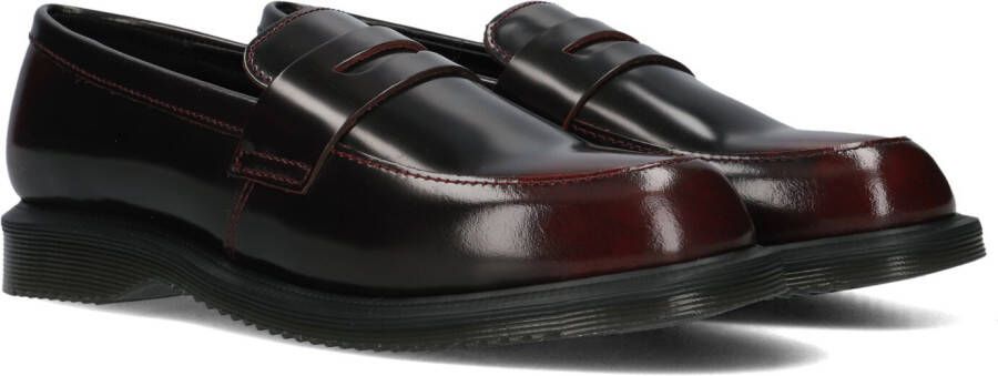Dr. Martens Rode loafers voor stijlvolle herfst winter look