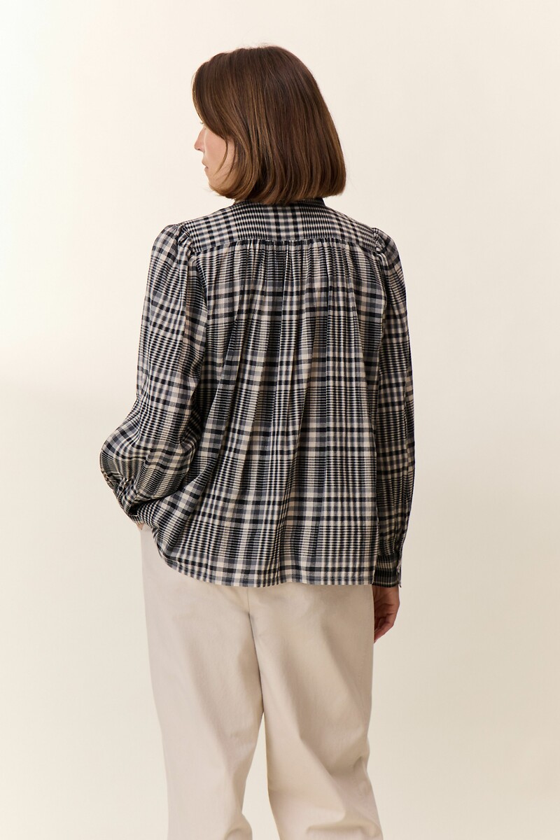 LEON & HARPER<br>Blusa xadrez, CLAUS
