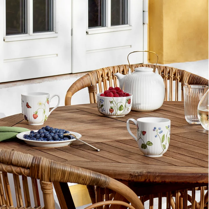 Kähler Design - Hammershøi Summer Schale, Ø 12 cm, wild flowers