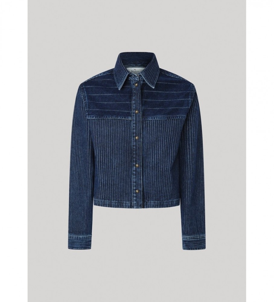 Sobretudo Mika Azul da Pepe Jeans