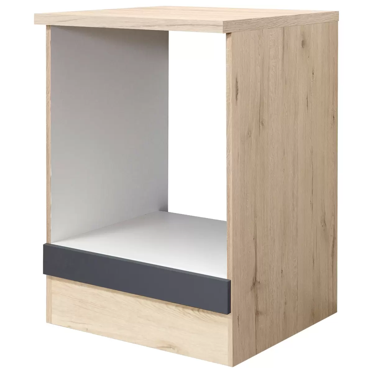 Herdumbauschrank Shadow grau,Eiche