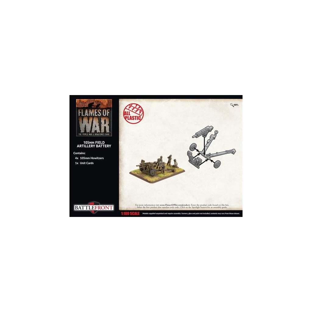 Flames of War - 105mm Field Artillery Battery