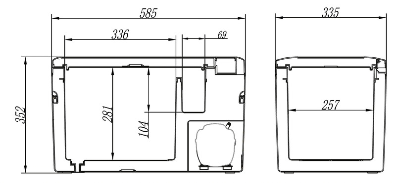 Kompressor-Kühlbox STYLE N COOL - 26 l