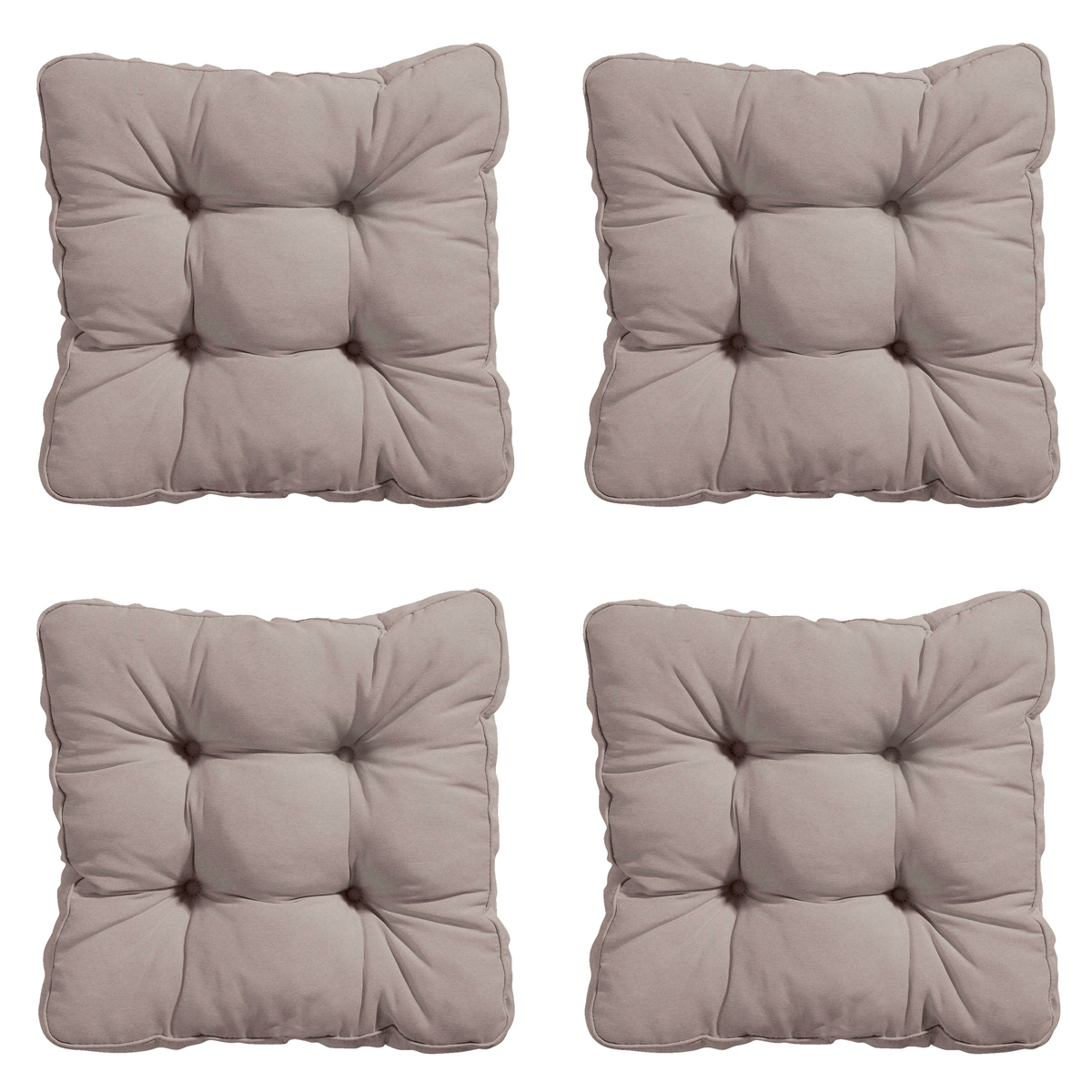 Madison Panama jute Zitkussen - Set van 4