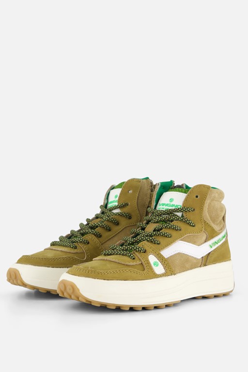 Vingino Max Mid Veterboots cognac Leer