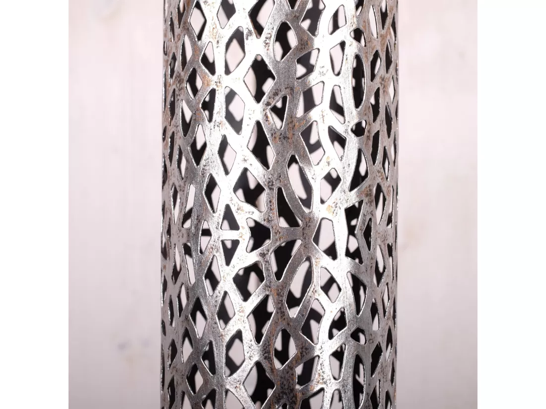 CHANDELIER Ensemble de 2 éternels 100/80 cm, métal argent antique