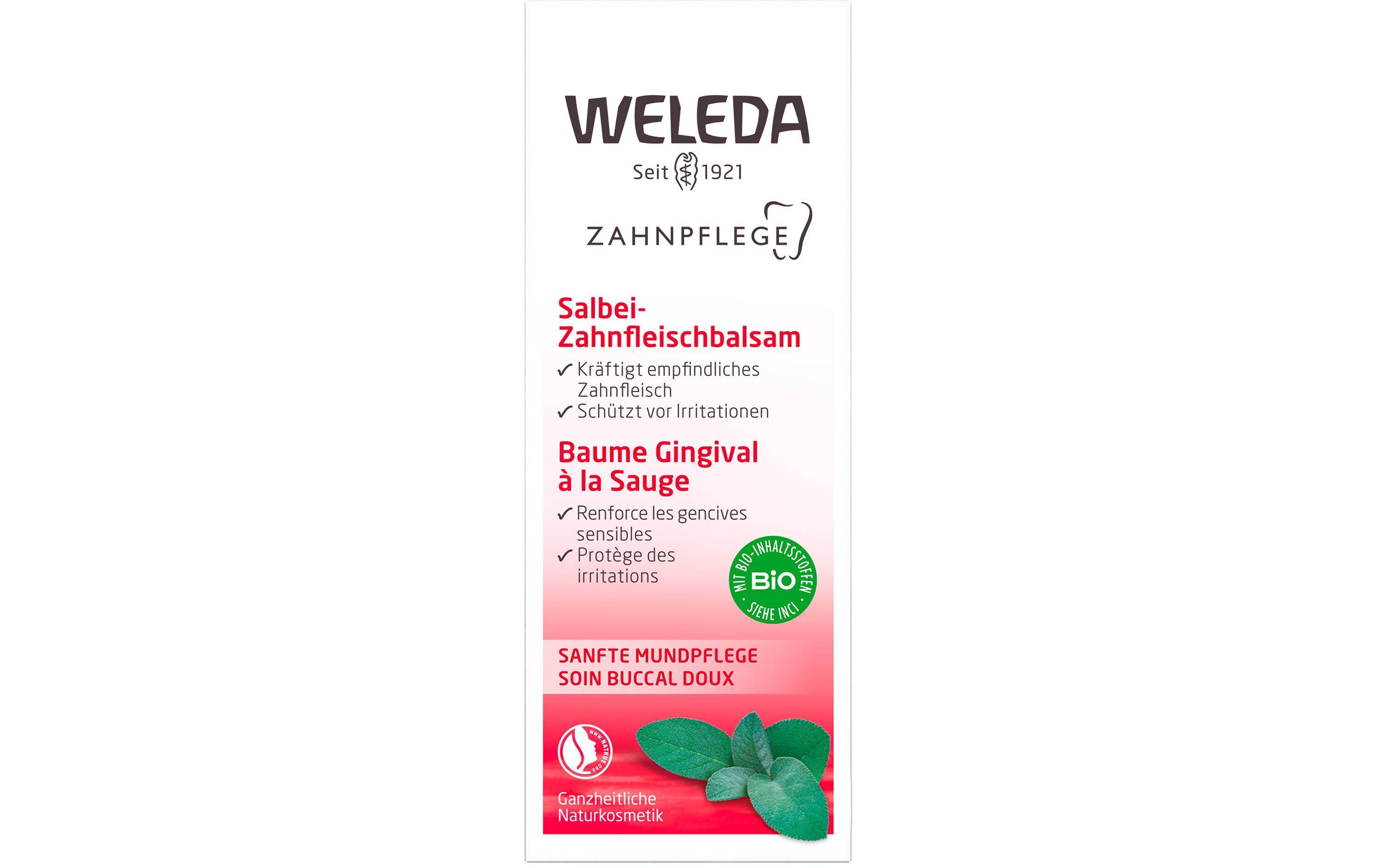 Zahnfleischbalsam Salbei 30 mlNatürliche Zahnpasta kräftigt empfindliches Zahnfleisch