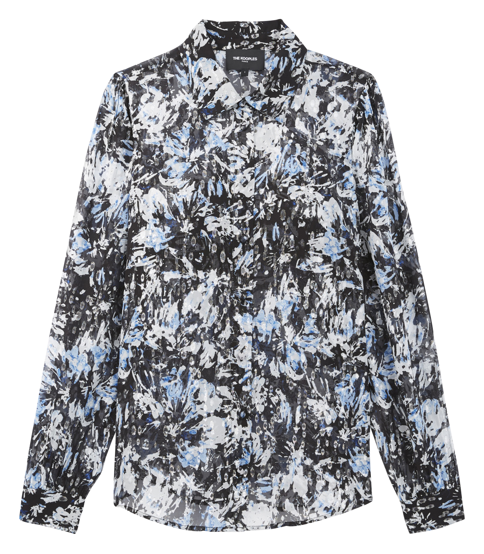 Chemise col classique imprimée | Multicolore