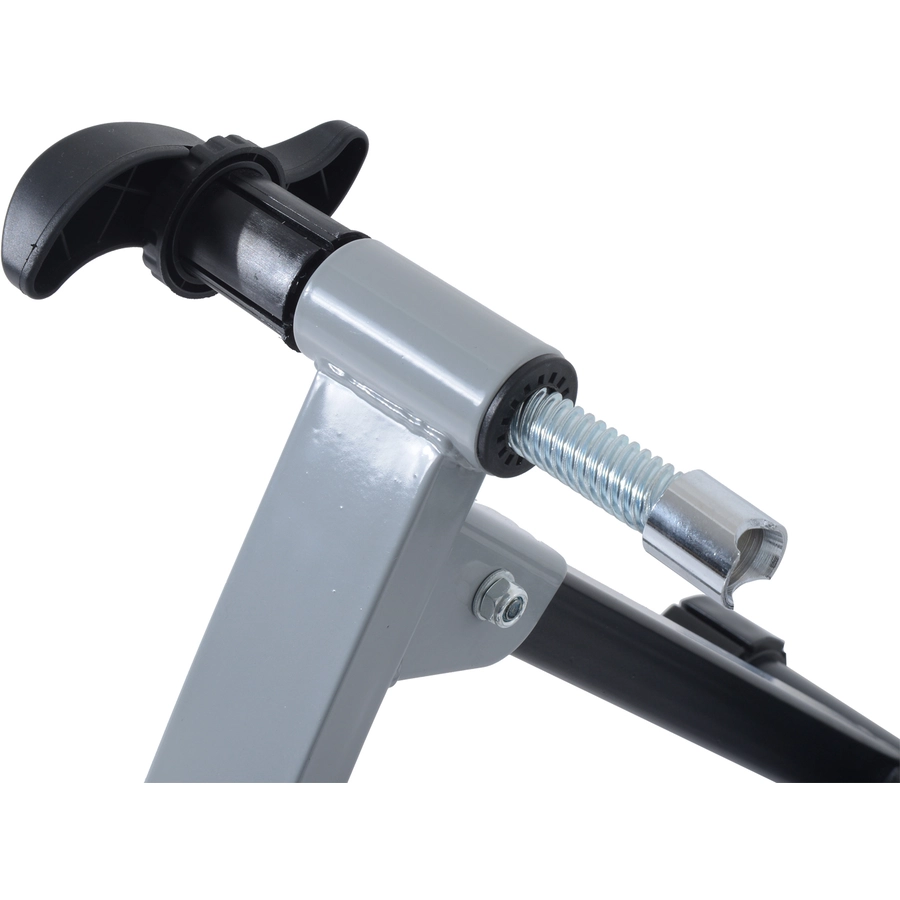 HOMCOM Heimtrainer mit Luftwiderstandsbremse silber, schwarz