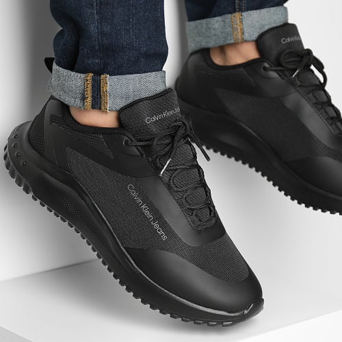 Baskets Runner Laceup Mesh 0811 Triple Black