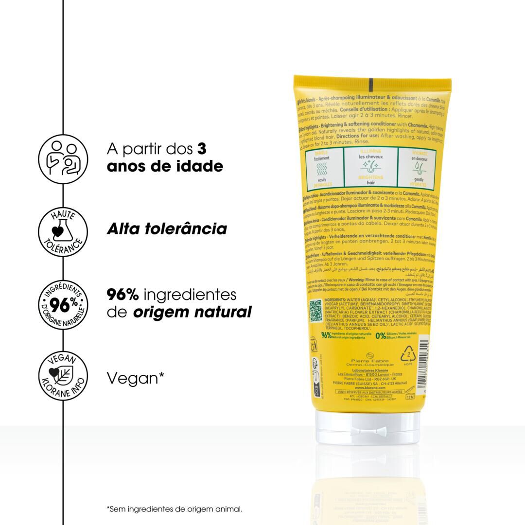 KLORANE  Condicionador Camomila - 200ml